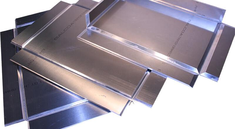 rainurage en V de panneau aluminium